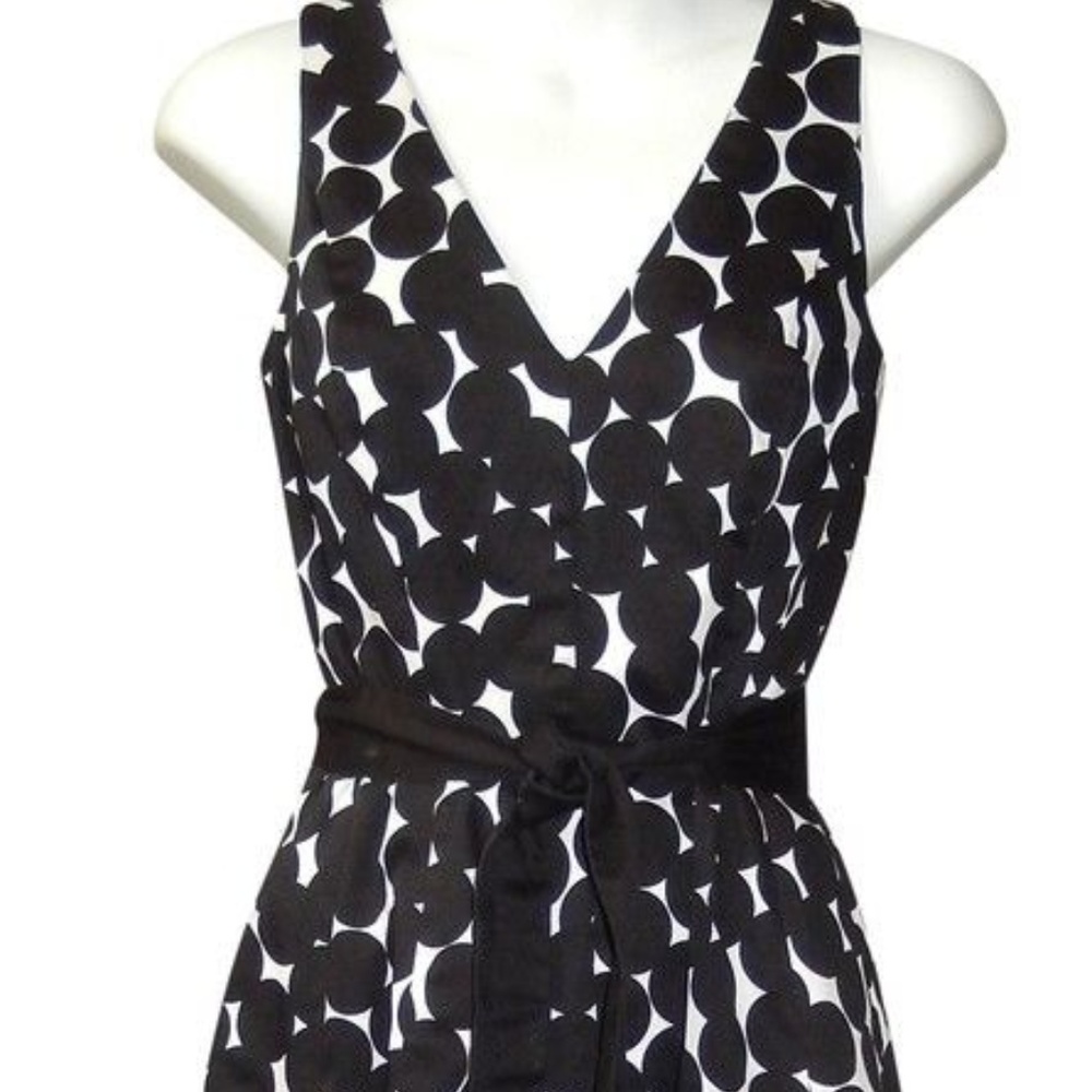 Nine West Black White Fit N Flare Night Out Dress